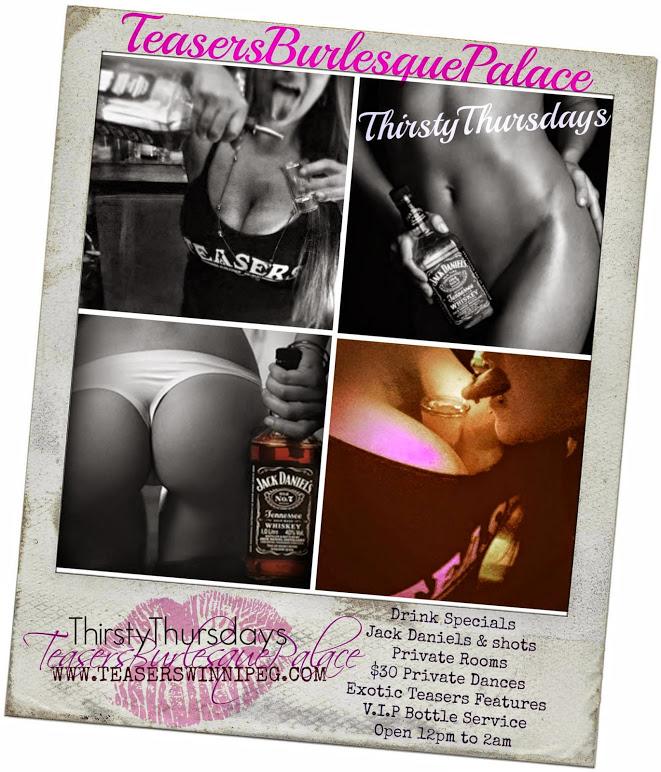 TeasersWinnipeg's tweet photo. #ThirstyThursday #TeaserFeature @SkylaRayneXoXo all week 10:30pm & 12:45am
@TeasersWinnipeg is open 12pm to 2am! http://t.co/EV9Hfug47I