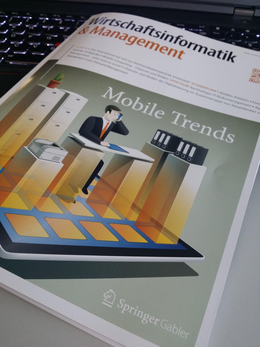 Immer wieder schön ein Print in den Händen zu halten. @GablerMarketing Mein #Forensik Artikel inklusive :) #DFIR