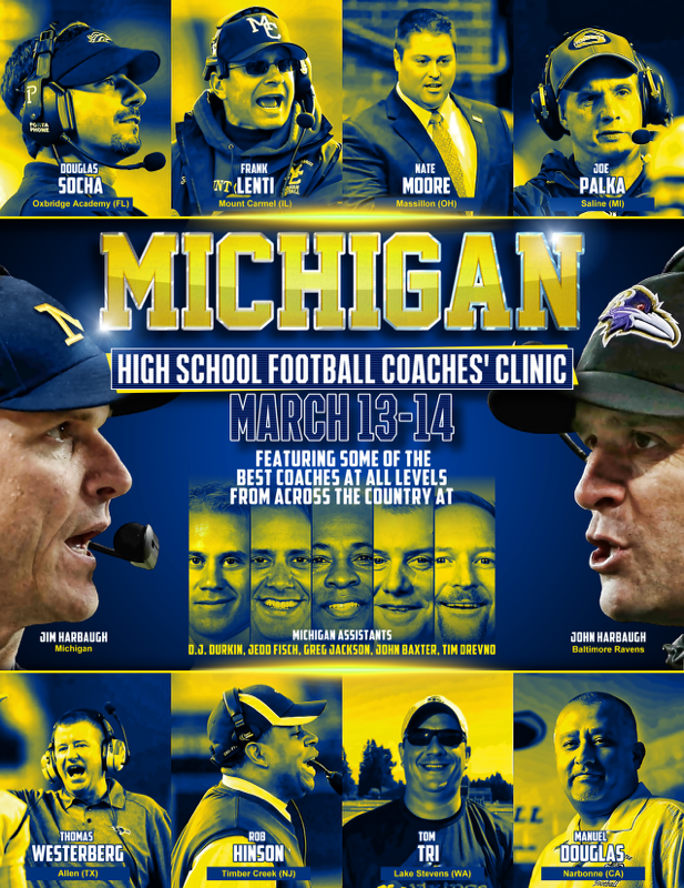Michigan Football on Twitter "2015 Michigan Football Coaches Clinic