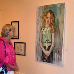 CornellMuseum's tweet photo. Let's keep #painting trending! This #oilpainting is by #artist #MikeCockrill from #Brooklynon display until March 8! http://t.co/nl703pN9fO