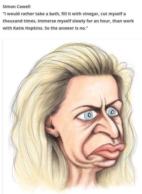 Image result for Katie Hopkins CARTOON"