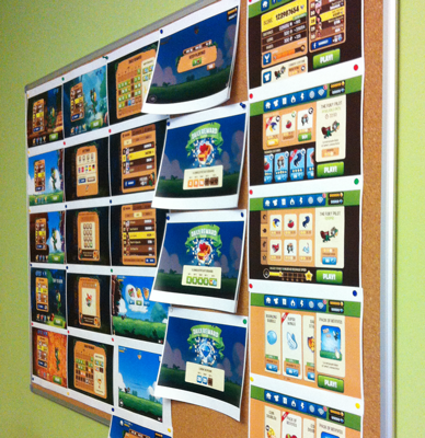 RunSheldon's tweet image. This is what the artist's board looks like when we're working on fun, new versions of Run Sheldon! #RunSheldon #iOS