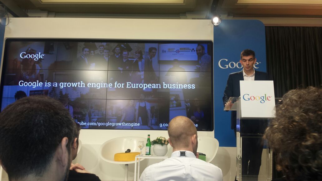 AnalyticsWeplan's tweet photo. #Google EMEA President, @MattBrittin, talking about Weplan as a successful European startup #GoogleGrowthEngine http://t.co/kkoibq55M3