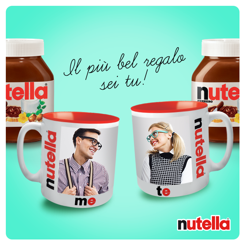 Nutella_Italia's tweet photo. Cosa aspetti? Compra un vasetto, #Nutella ti regala una #tazza personalizzabile su http://t.co/PnpFCk0KUb 😊 http://t.co/K37qqb4TJ7