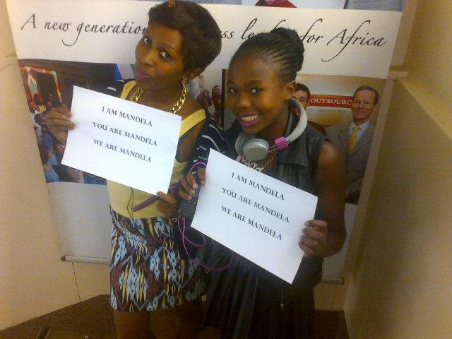 TshepoTige's tweet photo. @TalkSA #IAmMandela We Are The Future http://t.co/99HEE9Yir1
