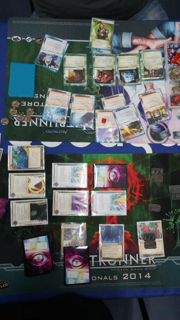 netrunnerau's tweet image. NEH Scorch vs Exile Gamble for days.