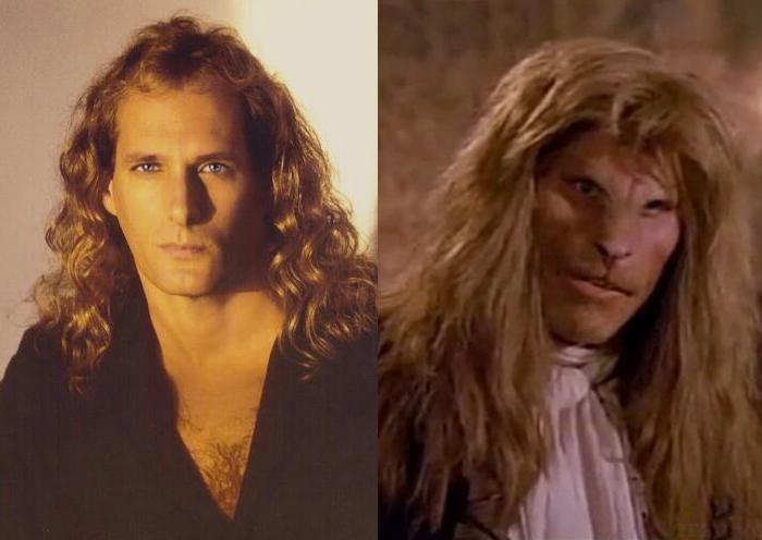 Happy Bday to the greatest mullet of the 80s...Michael Bolton seen here with his twin Vincent from Beauty & the Beast 