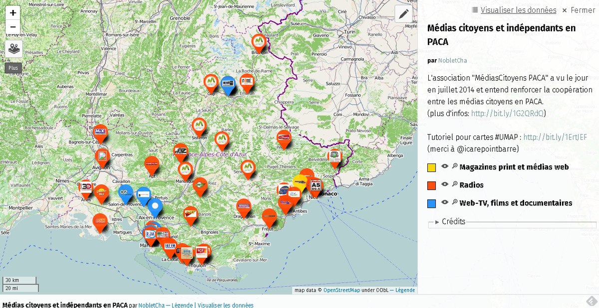 #Cartographie participative #médias citoyens, indépendants et ps pareils #PACA. À vs de jouer! bit.ly/1G2RnbQ