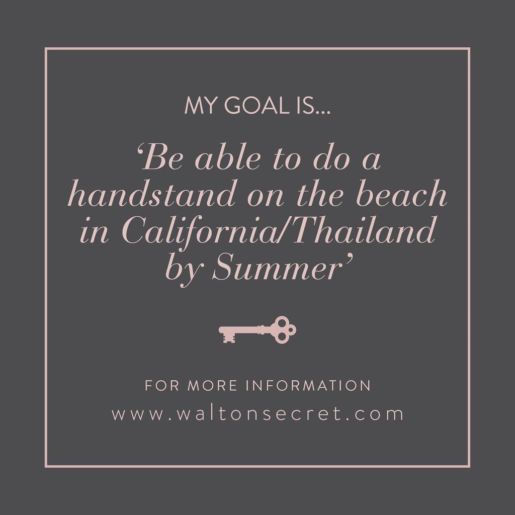 GazelliHouse's tweet image. We just love hearing your #goals on #WaltonSecret. Keep them coming🔑#goalsfor2015 #inspiration