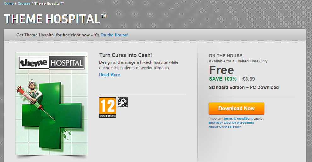 Theme Hospital [PC] - Grátis na Origin