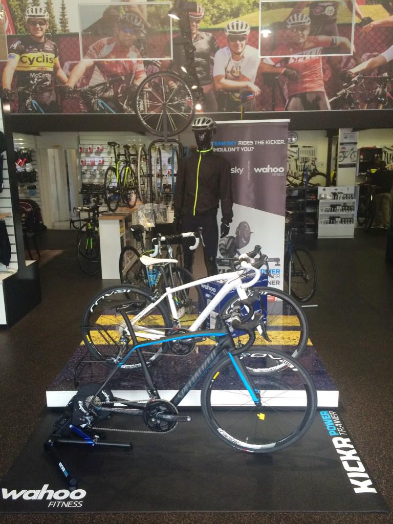 The new <a href="/WahooFitnessSA/">WahooFitnessSA</a> setup in our @Bryanston store! Tnx guys <a href="/wahoofitness/">Wahoo</a> #Indoor #Training @WTS_CapeTown prep 👍