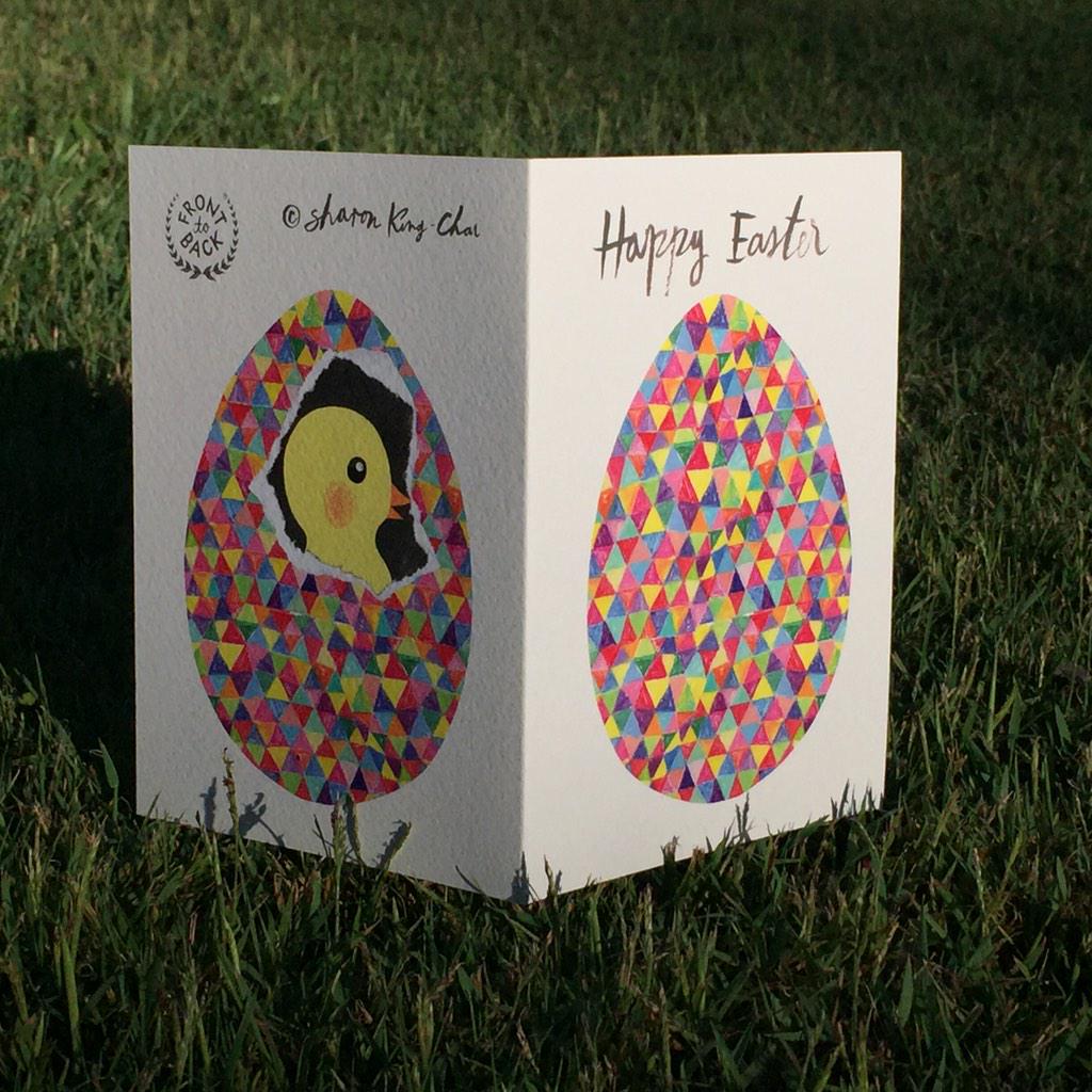 SharonKingChai's tweet photo. Excited about my new Easter range stocked in @FromPaperchase, here's a preview... Thanks for fab printing @rik1p http://t.co/aeIRqRE8cc