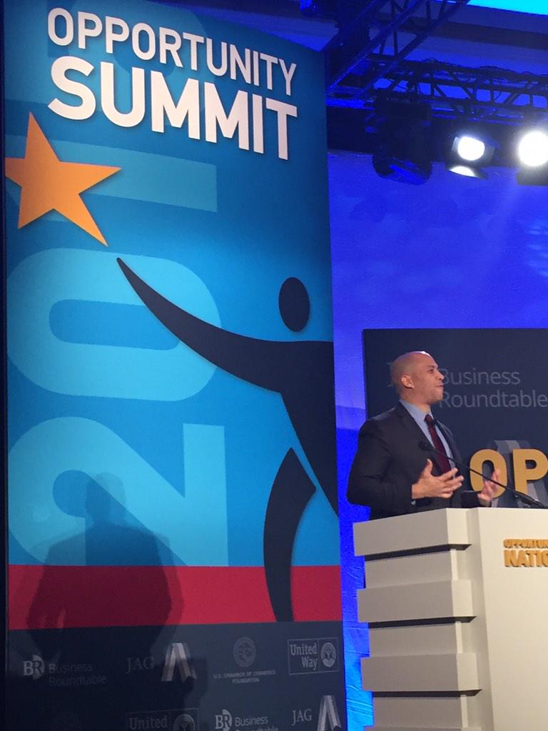 Culbs's tweet image. The U.S. legal system is no longer a justice system. -@CoryBooker #OppSummit