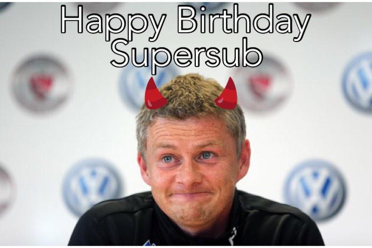 Happy Birthday to Ole Gunnar Solskjaer - childhood crushes never fade... 