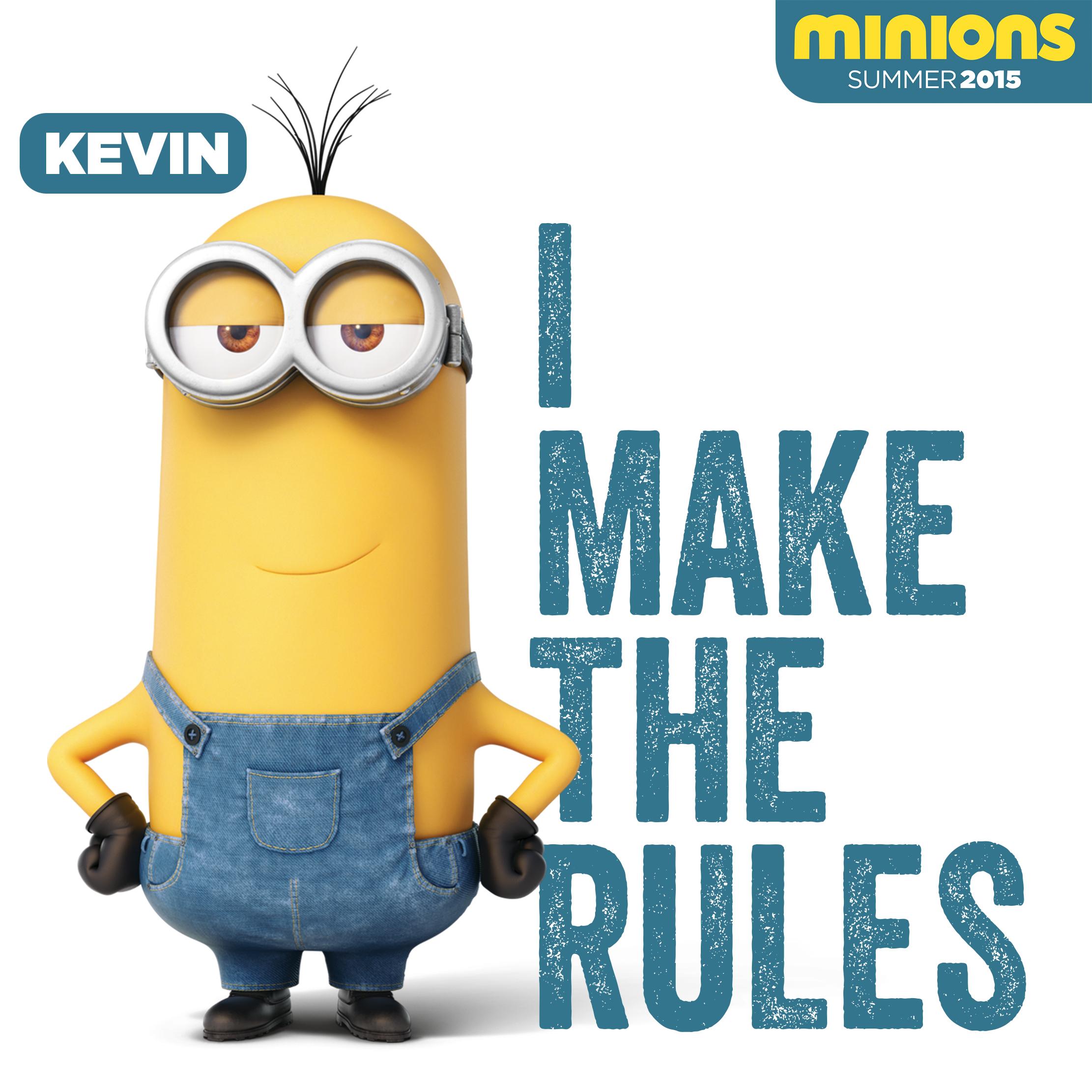 Minions on X: ""I make the rules." - Kevin #Minions http://t.co/RtTCceXnPn"  / X