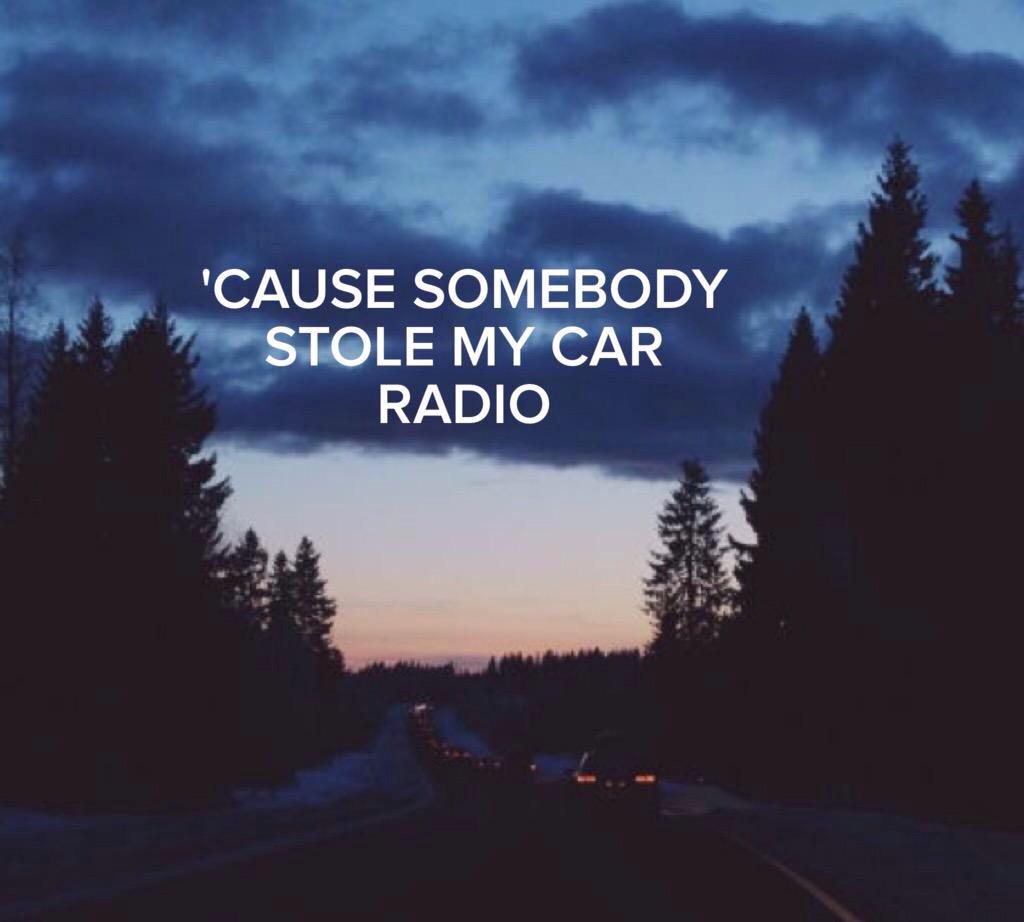 ALLCAPSLYRICS's tweet image. Car Radio // Twenty One Pilots