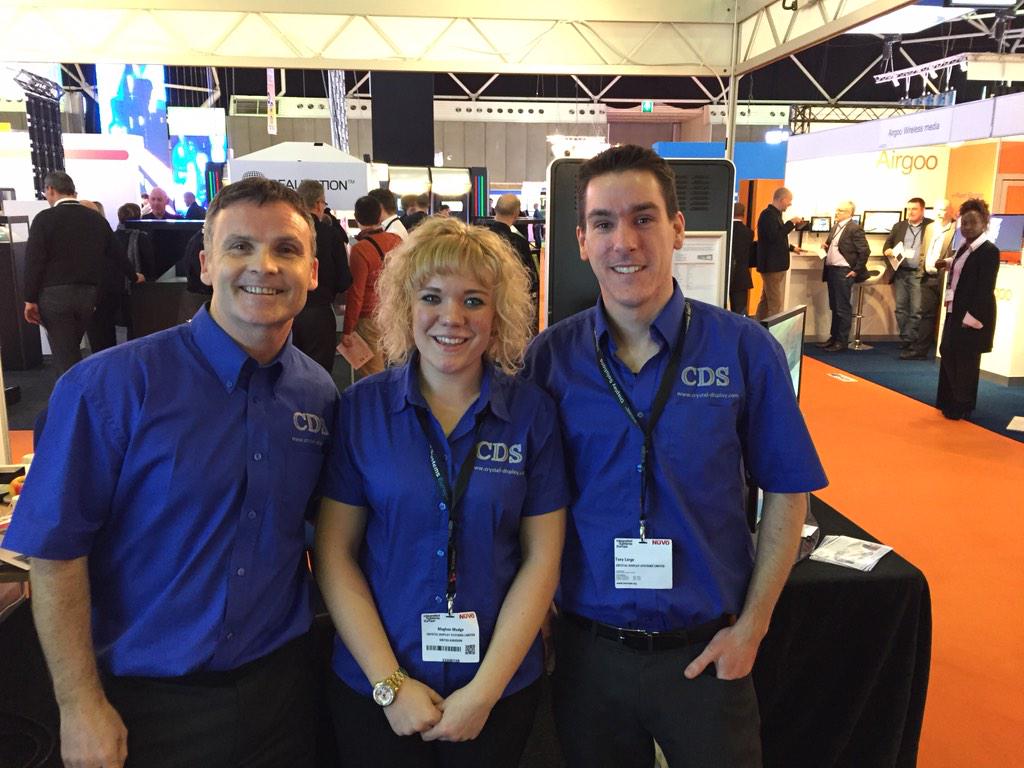 CrystalDisplays's tweet image. Great exhibition at #ise2015. Orders received already. Thanks guys.