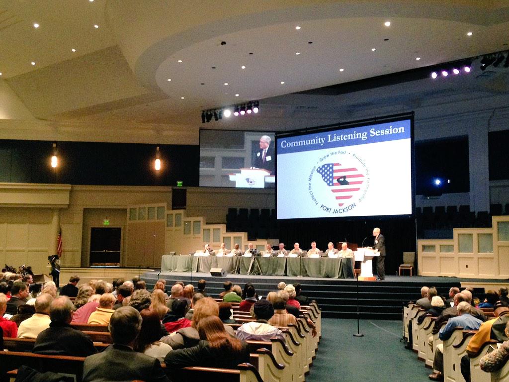 ColaChamber's tweet photo. And we're off! Let's hear it for the @CityofColumbia, the "Most Military Friendly Community in America!" #SaveOurFort http://t.co/2Fe8qX4JhE
