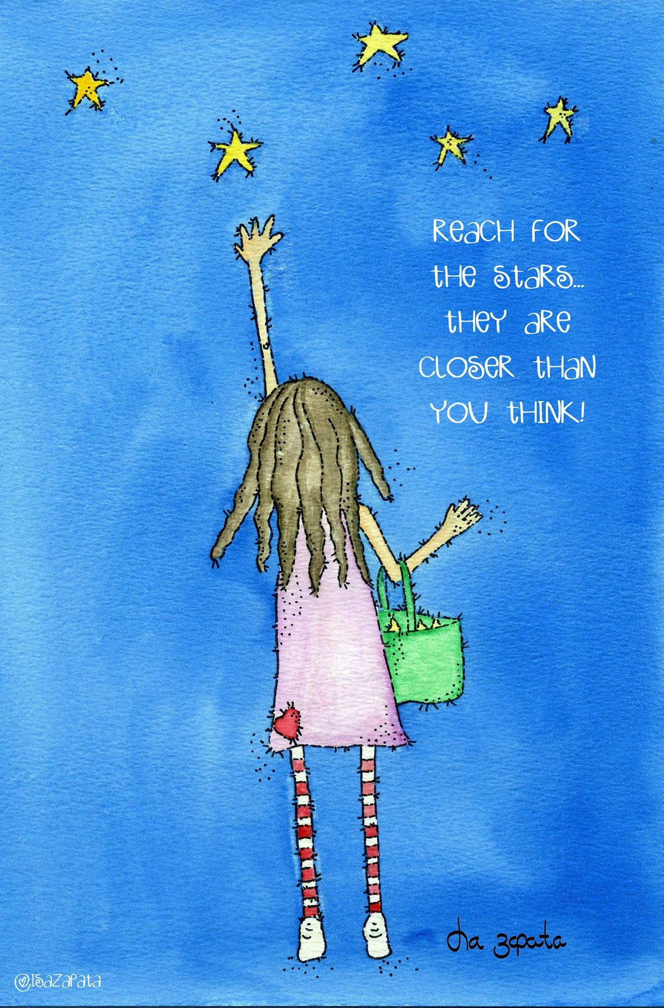 Isa Zapata ® on X: &ldquo;Reach for the starsthey are closer than you 