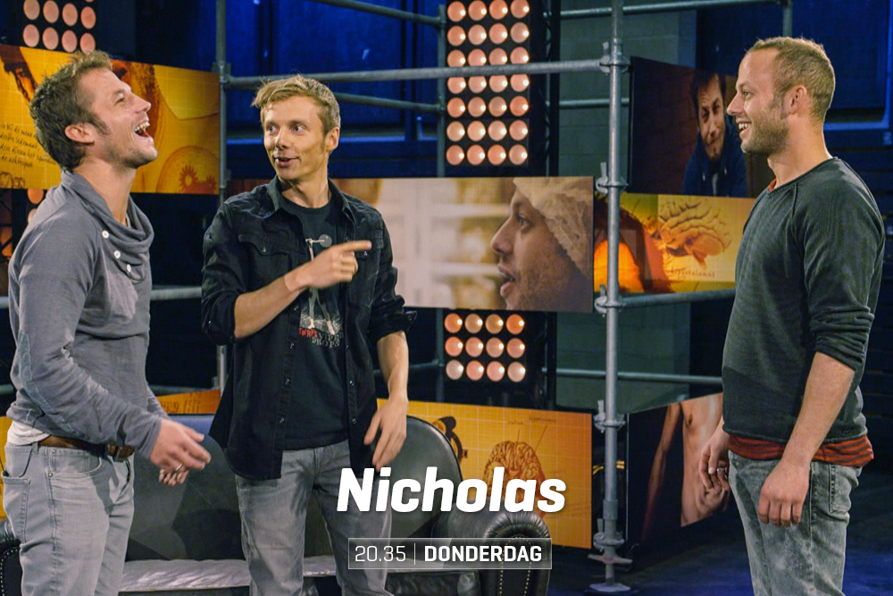 VTM's tweet image. Hoe zullen de broers Coppens reageren op de magie van #Nicholas​? @mathiascoppens