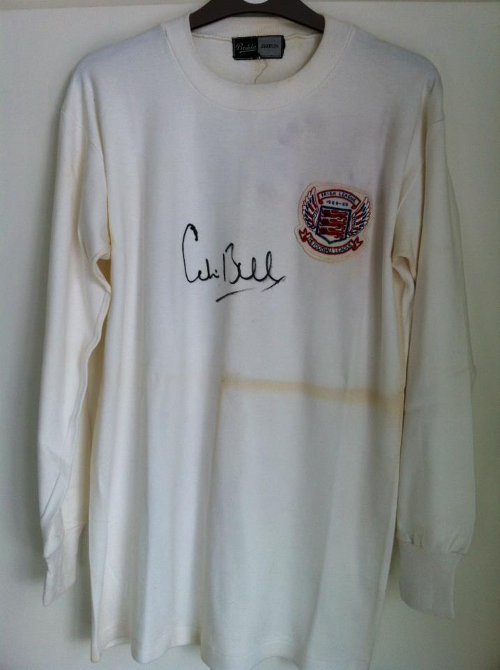 Happy Birthday to Colin Bell   Heres one of his Football League representative shirts 