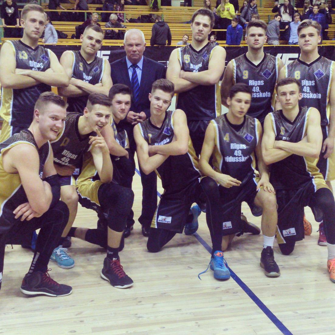 VEF Superlīgas 6. sezonas uzvarētāj komanda, 
nemainīgi jau 3. reizi pēc kārtas - 
Rīgas 49. vidusskola (1. komanda)