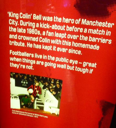  Colin Bell - Happy Birthday wearing the Man Cty away kit. 