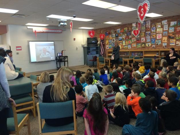CrestviewElem's tweet photo. CES Kinder &amp; 1st grades Skype with @MercerMayer today! #CrestviewRocks! http://t.co/3LB7IbtsbF