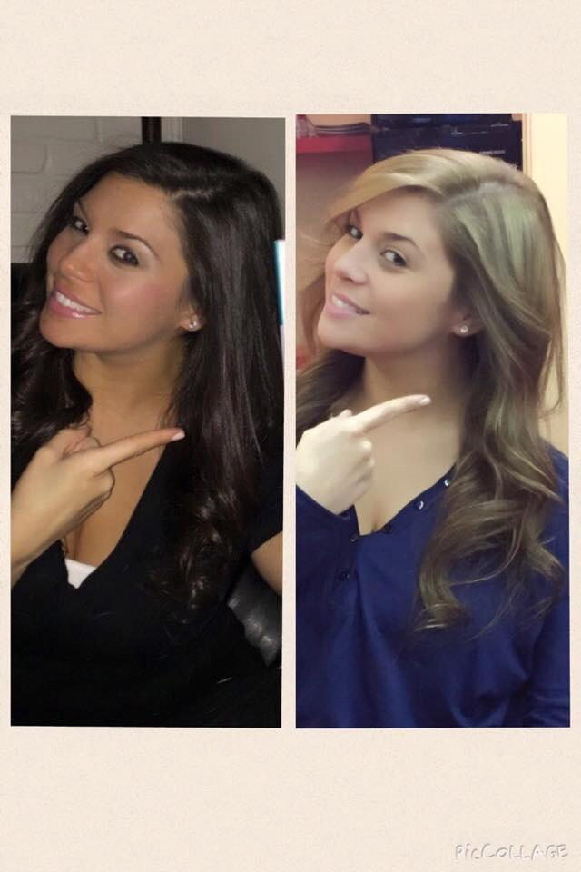 StepintoStyle1's tweet image. Cheryl turned this girl into a beautiful blonde. Make an appointment with Cheryl before her vacation March 14th.