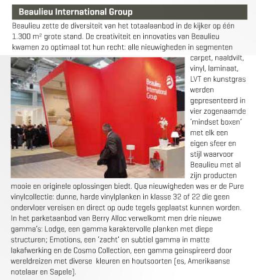 Heb je ons al gespot in het het nieuwe #FloorForum magazine? bit.ly/1wiXwdV #domotex2015