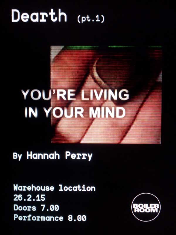 2nite in London: Hannah Perry performance w/ TN DJs afta.
E2 warehouse. From 7pm. RSVP eepurl.com/be4Ch1