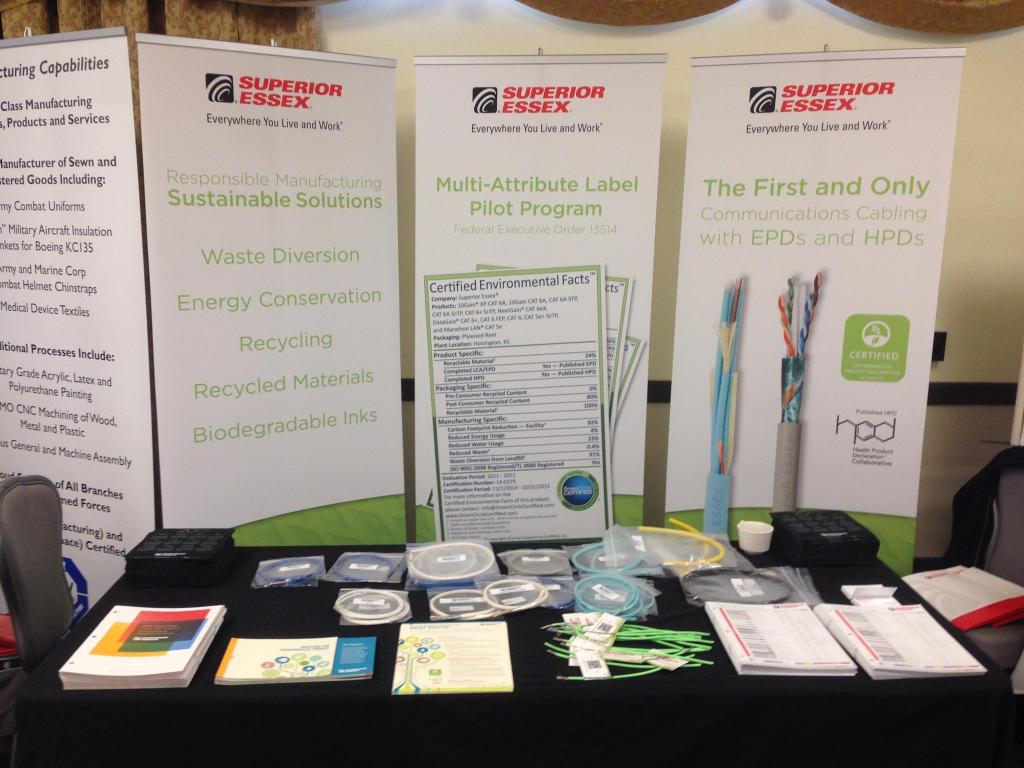 GreenCircleCert's tweet image. @SuperiorEssex at Ft. Carson DoD sustainability event! #certifiedtransparency #multiattribute #itseasyseeinggreen