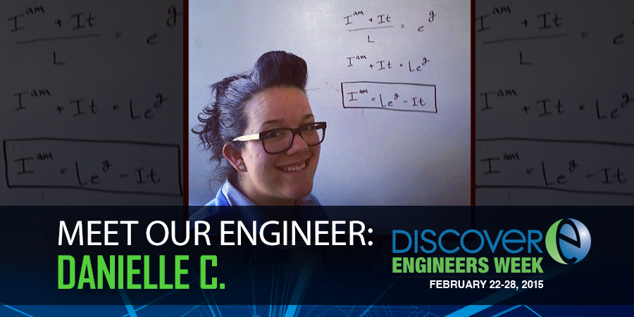 LockheedMartin's tweet photo. Celebrating women in engineering! Danielle, a research engineer, gives her #eweek2015 advice: http://t.co/fOR1yRoKHH http://t.co/Szrf8iHO57