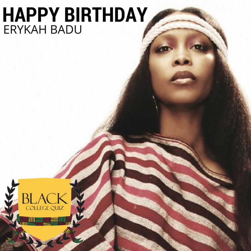 Happy Birthday Erykah Badu! 