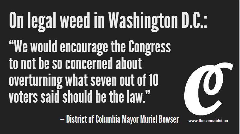 MrsBecksBase's tweet image. RT @cannabist: #Marijuana now officially legal in #DC, despite threats from #Congress:
dpo.st/1Aw6SbE