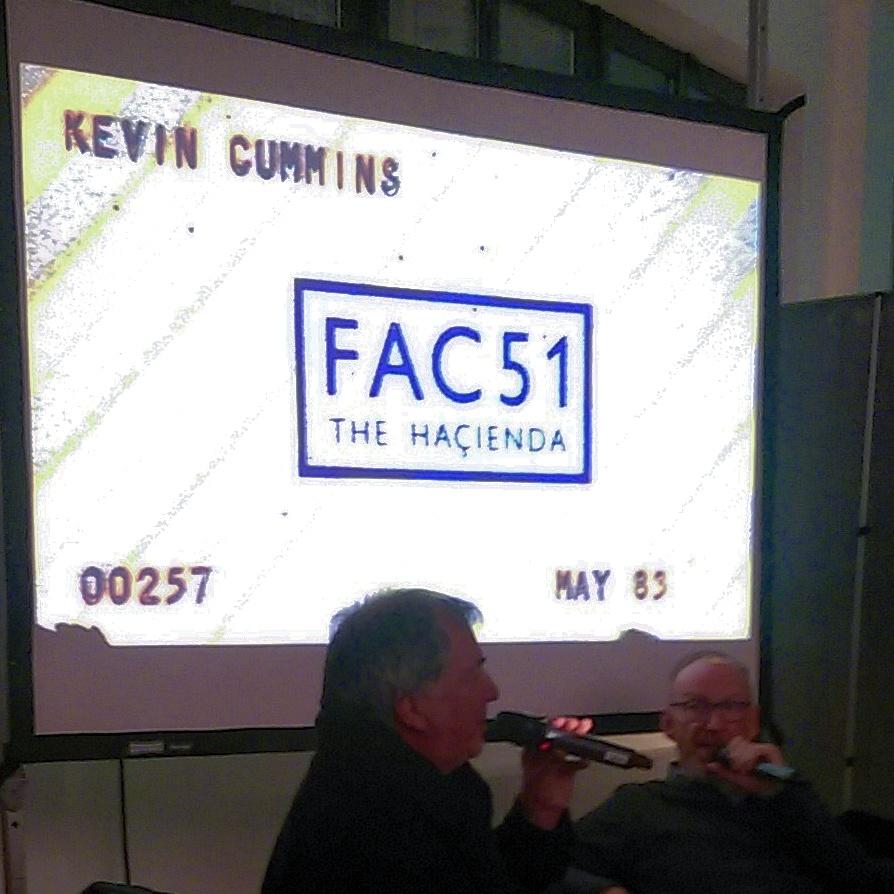 _SamJacob's tweet photo. . @KCMANC and Mike Pickering talking Manchester music scene, the Hacienda & Hulme #clockworkjerusalem http://t.co/PU5BdiSSnd