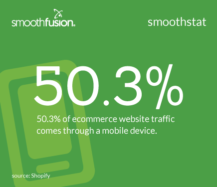 smoothfusion's tweet photo. Where is your website traffic coming from? #eCommerce #website traffic floats around 50% #mobile | #SmoothStat http://t.co/kzQJcFz9kF