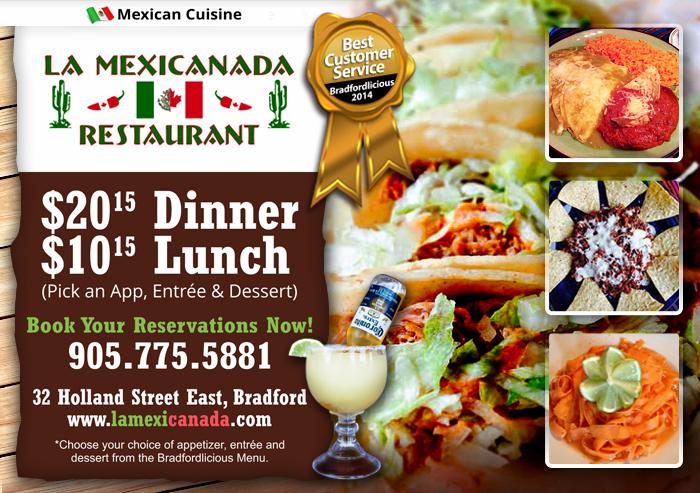 Just a few days left for #Bradfordlicious Have you checked out <a href="/LaMexicanadaRst/">La Mexicanada Rst</a> Book Your Reservations Today!