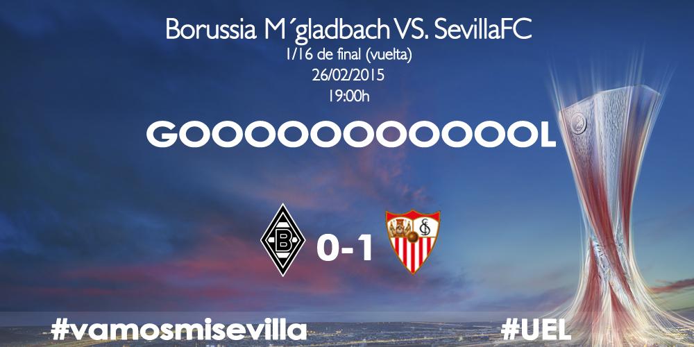SevillaFC's tweet photo. GOOOOOOOOOOOOOOOL del #SevillaFC, GOOOOOOOOOOOL en pp. de Stranzl en el 9, gran jugada de Aleix Vidal, min. 9 #UEL http://t.co/pCgSve8LMa