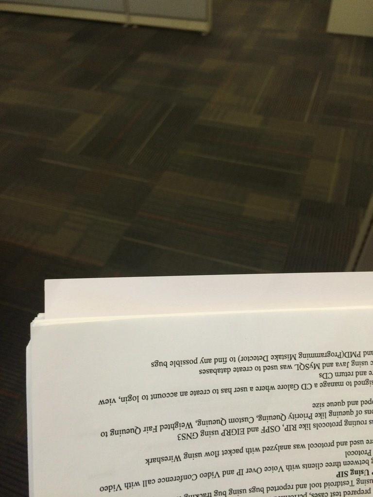 itsmarilou's tweet image. Seriously? Use 8.5 x 11 paper for your resumes, please. #recruitinghacks #careers #jobs #