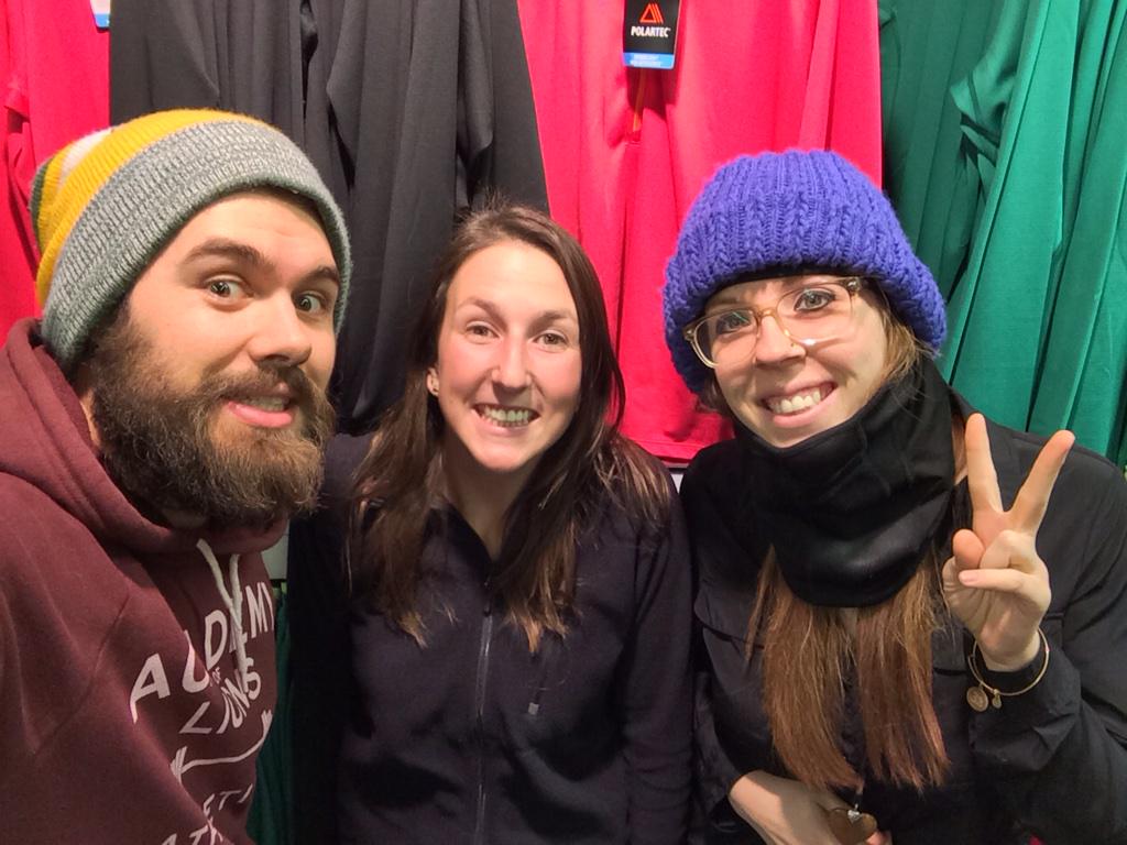 ThePeakbaggers's tweet photo. We had such a blast hanging out at @MEC last week with @AnotherOne01! http://t.co/bMr0qpeIM4. #Adventure http://t.co/dDCc6y4c1Y