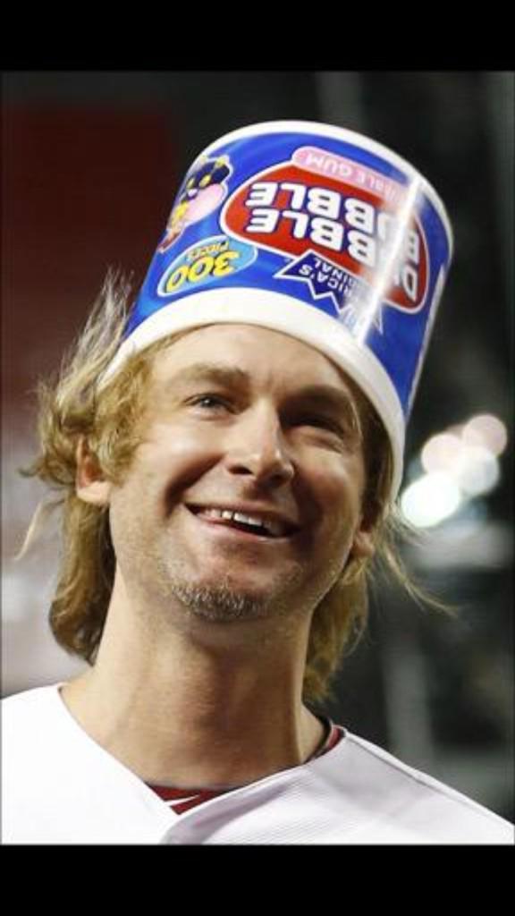 \" Happy birthday to man, the myth, the legend, Bronson Arroyo. 