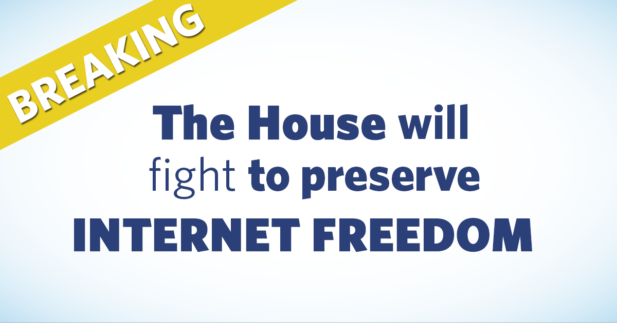 Just say no to #Obamanet. I'm going to continue to fight to keep the internet free. Will keep you posted.