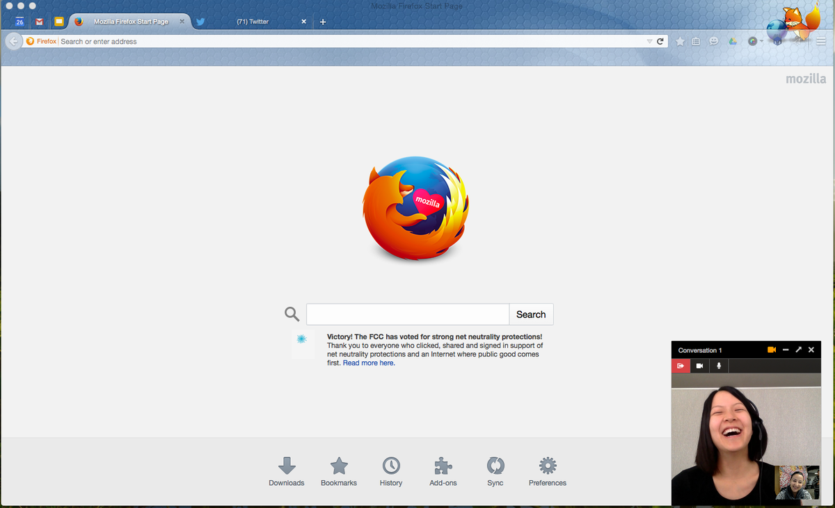 jessosorio100's tweet image. #FirefoxHello is AWESOME!