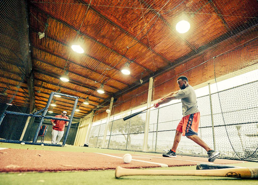 Nationals's tweet image. .@thisisdspan getting that #cagework in today. #Nats #SpringTraining (@DonaldMiralle photo)