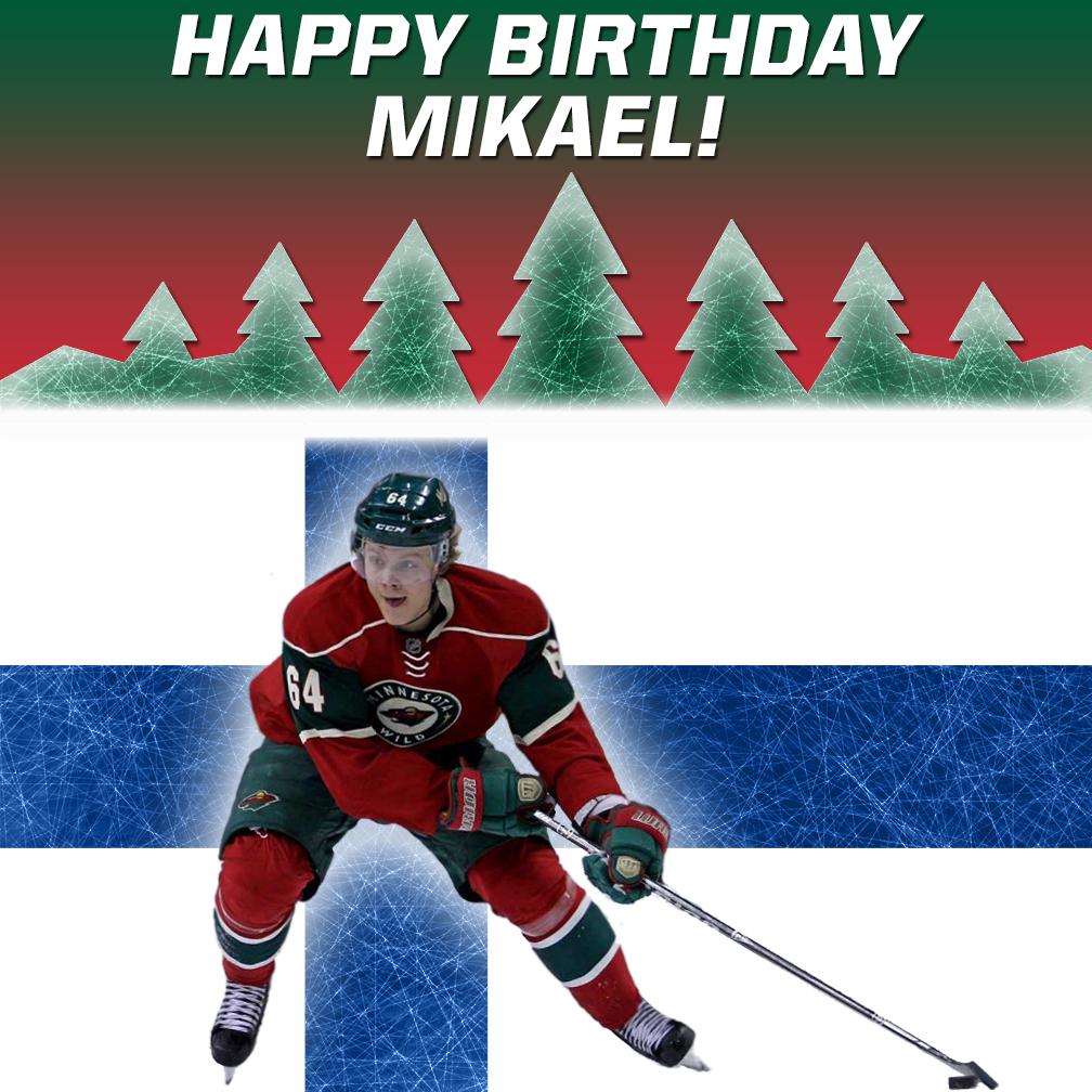 Happy birthday 2 Mikael Granlund of the We hope a W 2night will give u another reason 2 celebrate! 