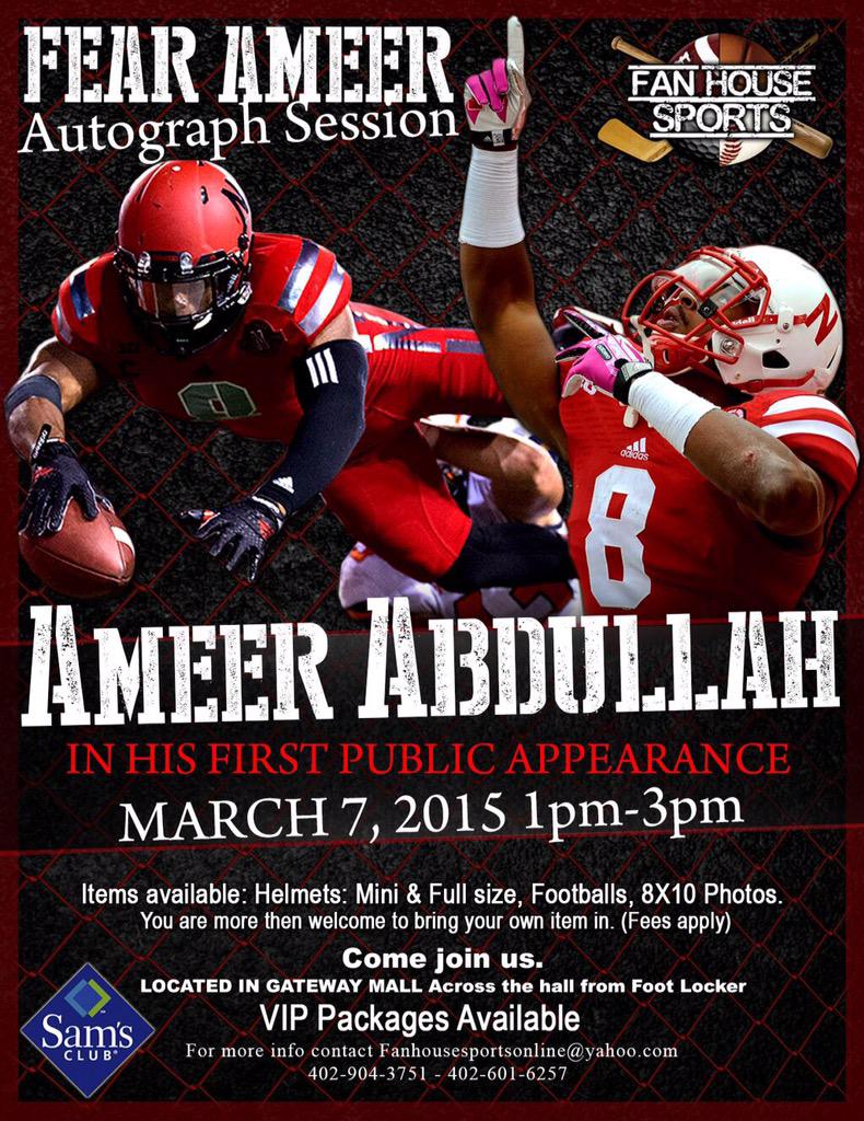 Ameerguapo's tweet image. See you there Husker Nation!