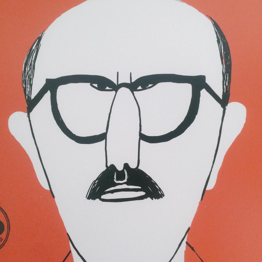 Dos grandes: retrato de Saul Steinberg por Arnal Ballester