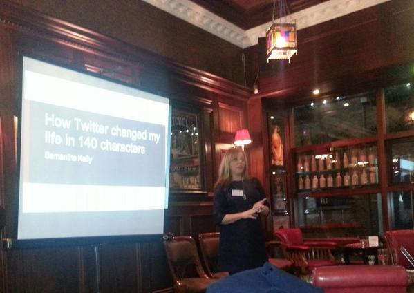 StGeorgesMarket's tweet photo. @Tweetinggoddess sharing her twitter experience and expertise #Hillstownfarm #BelfastHourLaunch  @EdwardsandCo_ http://t.co/tZ7Lk1Lny5