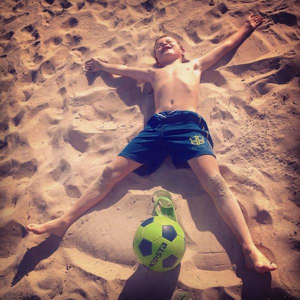 robertdutton's tweet image. My very own sand angel, mad child @Delganylady